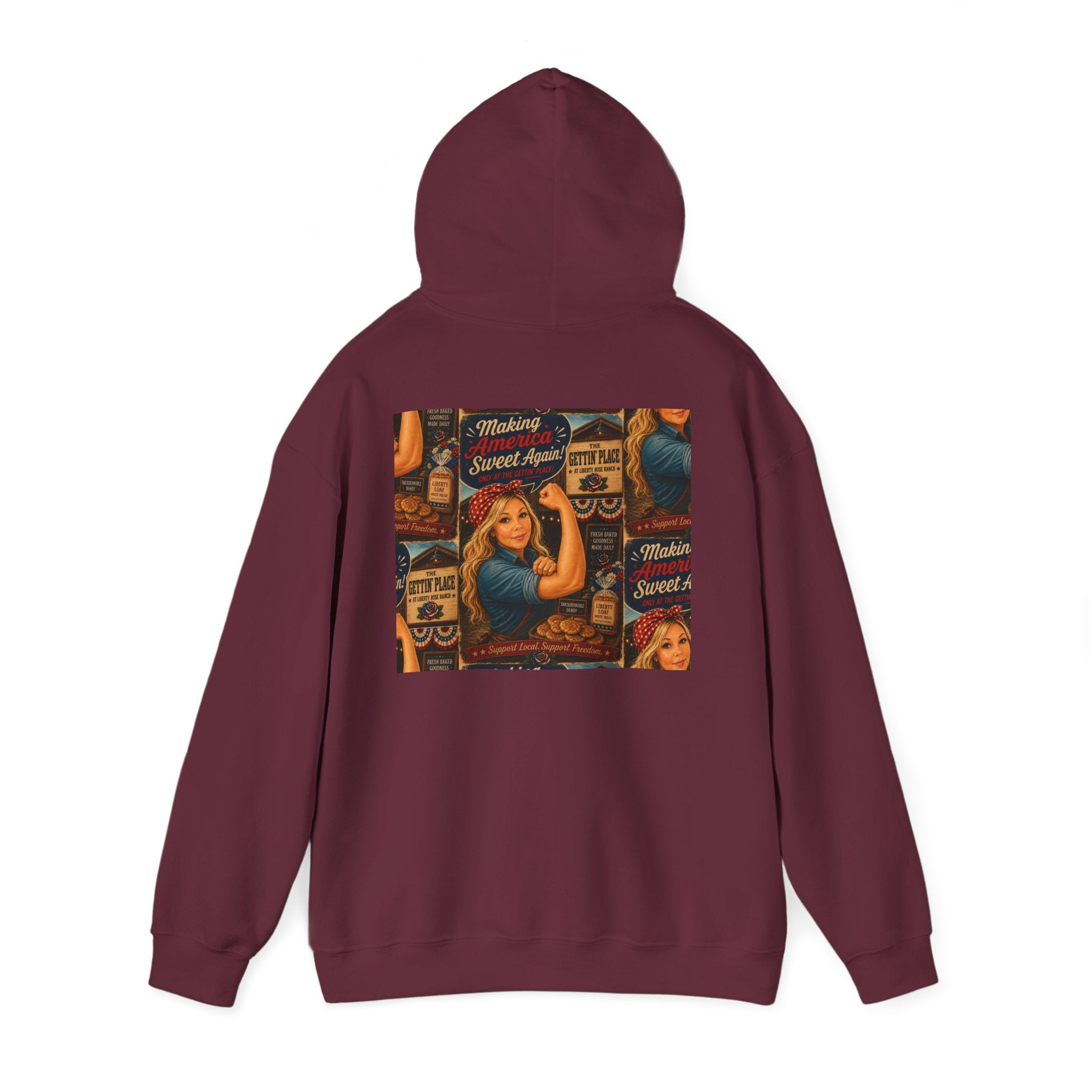 Making America Sweet Again, Rosie the Riveter Inspired Hoodie