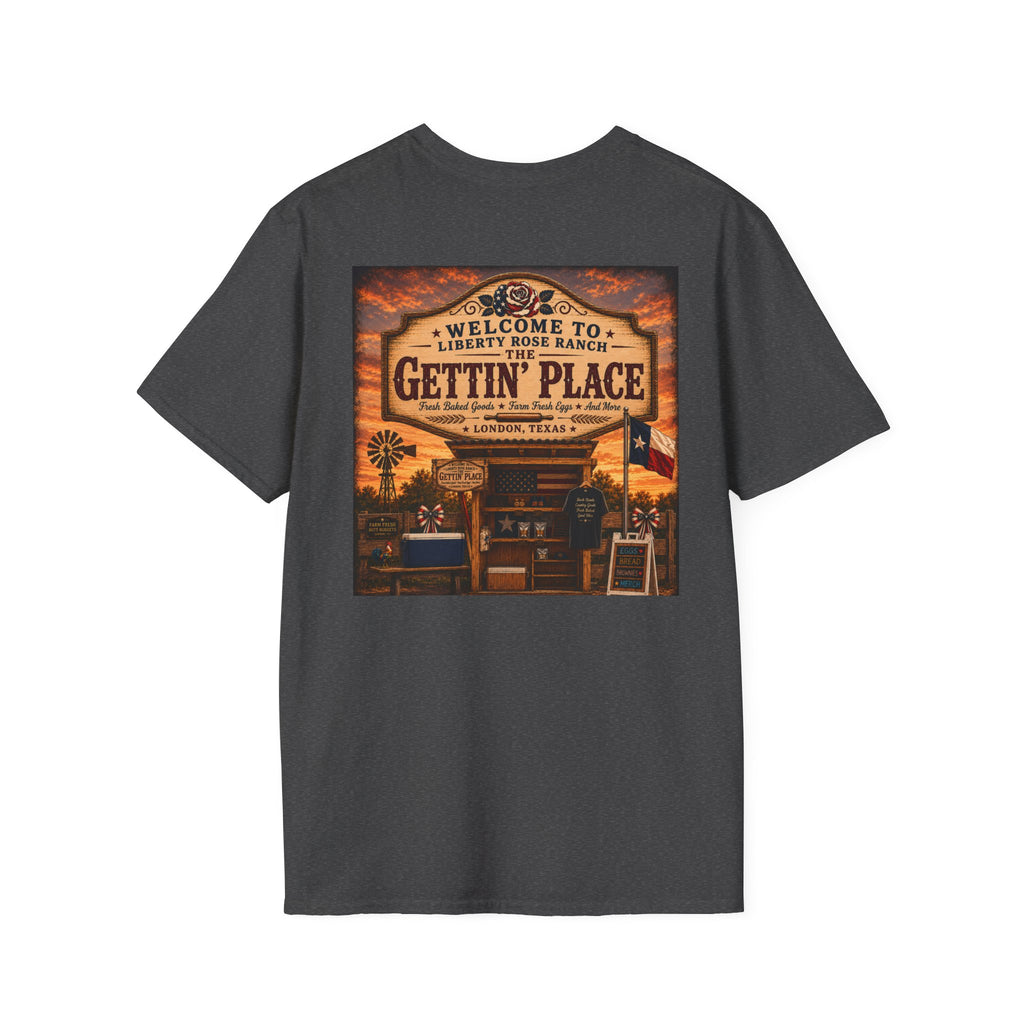 Gettin' Place Ranch T-Shirt – Welcome to Liberty Rose Retro Western Tee