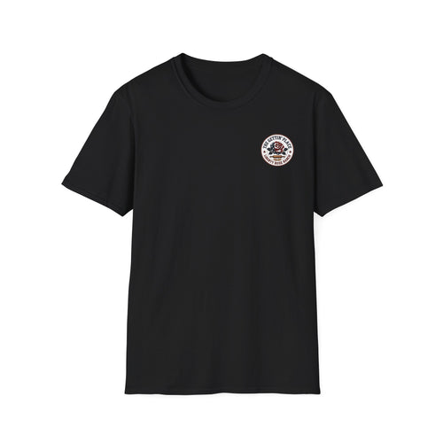 1776 Cast Iron T-Shirt – Vintage American Flag Grill/Fishing Cooking Tee