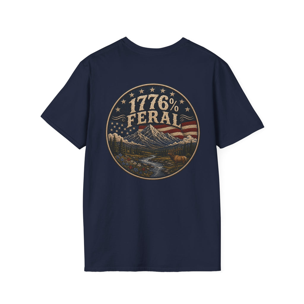 America the Beautiful Scene T-Shirt — 1776% Feral Collection