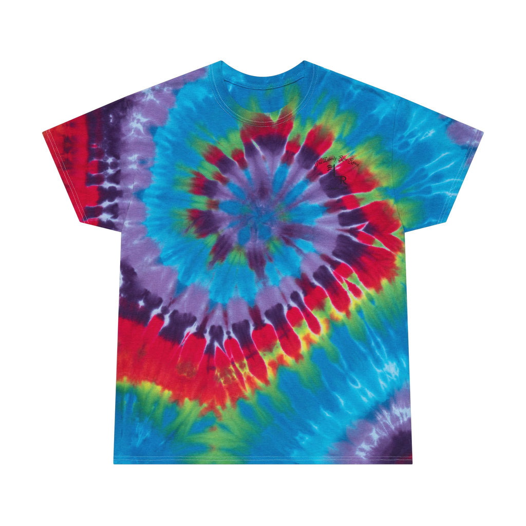 Pastel Spiral Tie-Dye Tee — "The Liberty Rose" Graphic, London TX, Dirk Collection, Souvenir