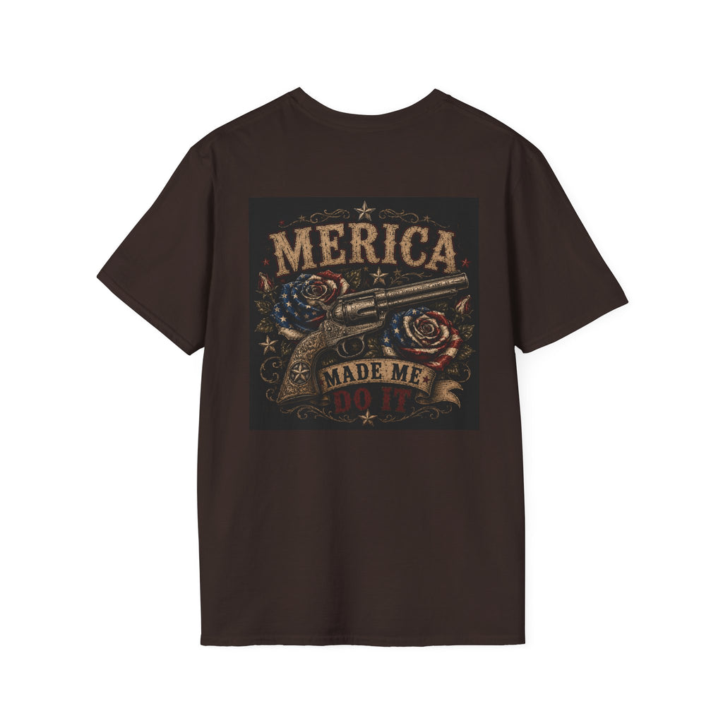 Gettin' Place T-Shirt — Merica Made Me Do It- Liberty Rose Roses