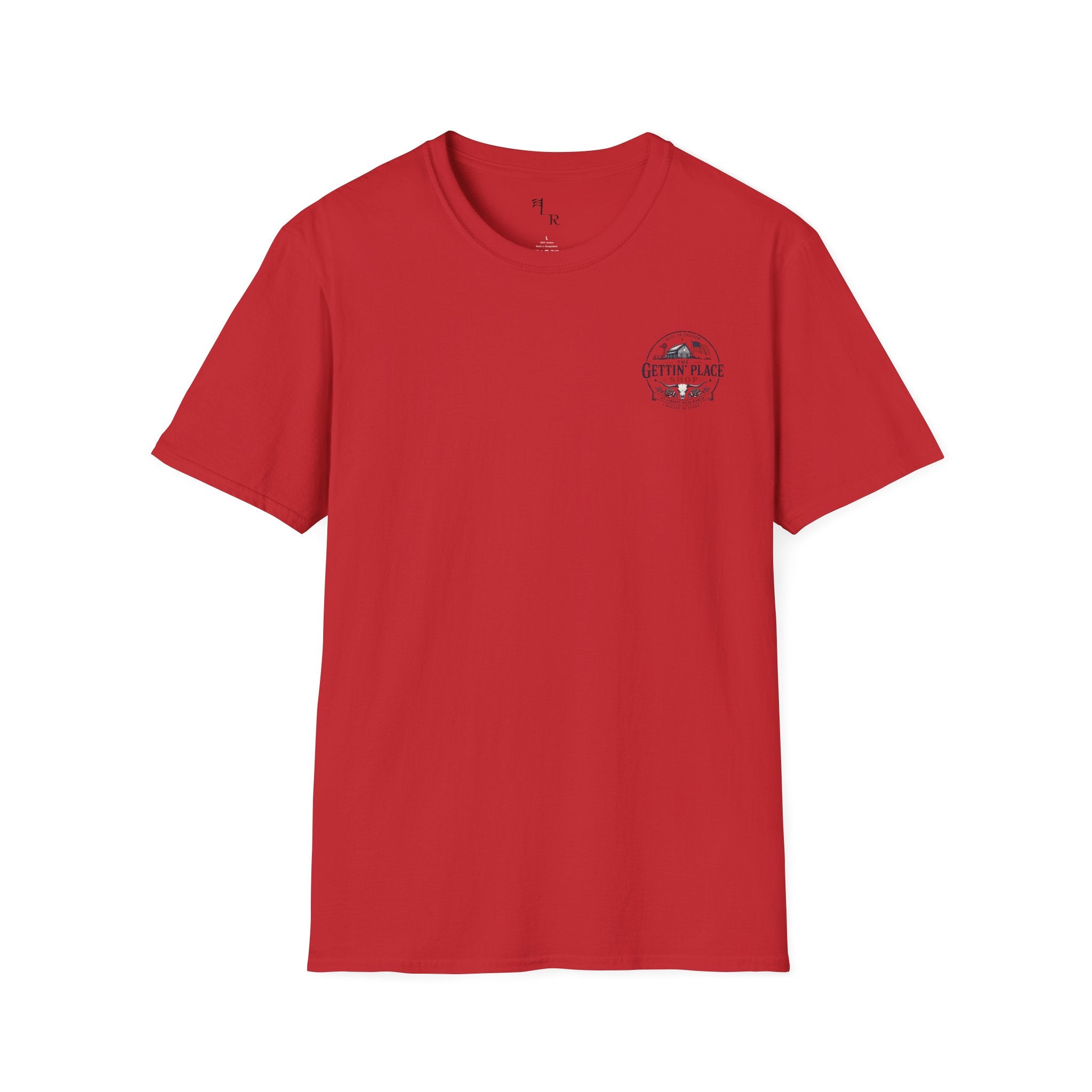 Gettin' Place T-Shirt — Merica Made Me Do It- Liberty Rose Roses