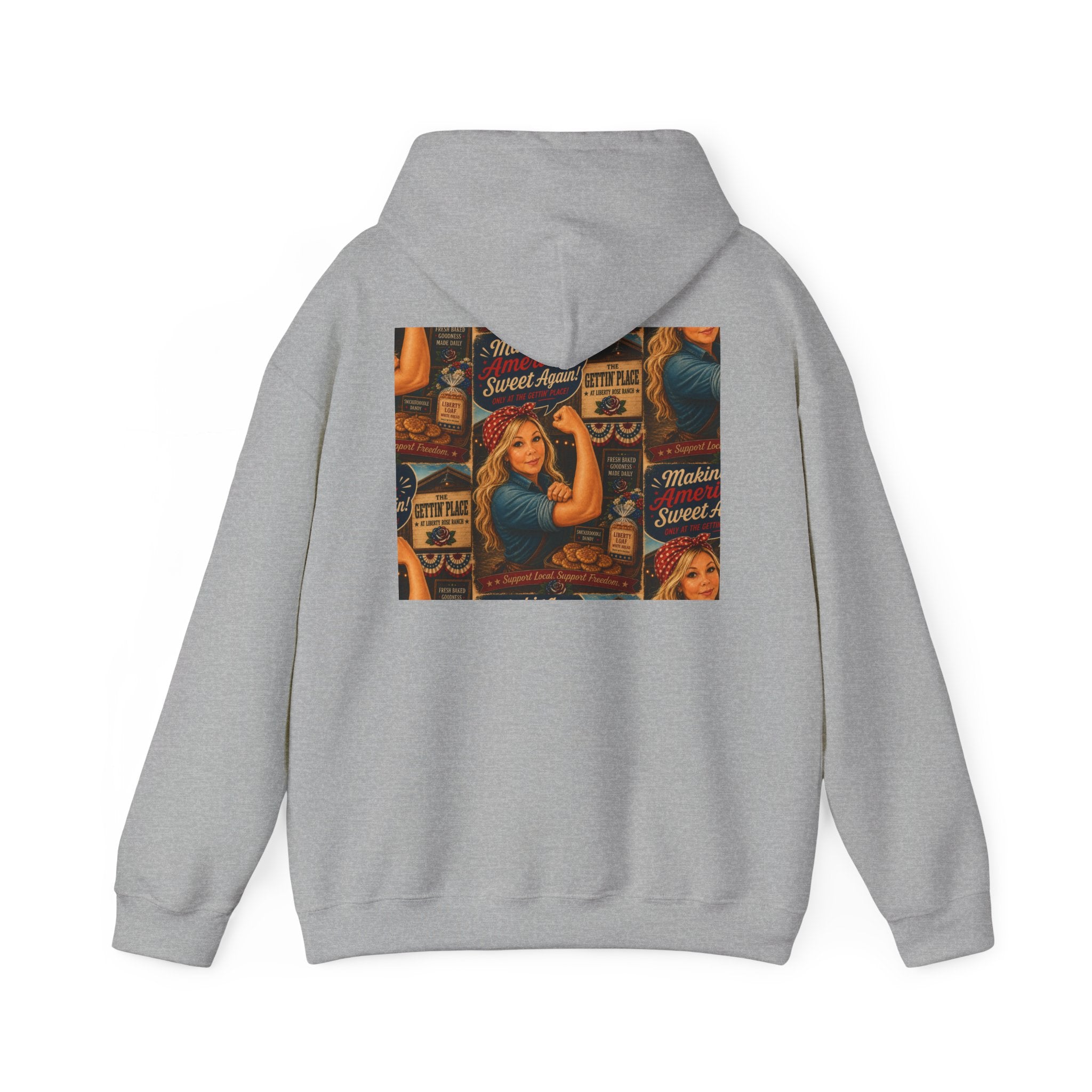 Making America Sweet Again, Rosie the Riveter Inspired Hoodie
