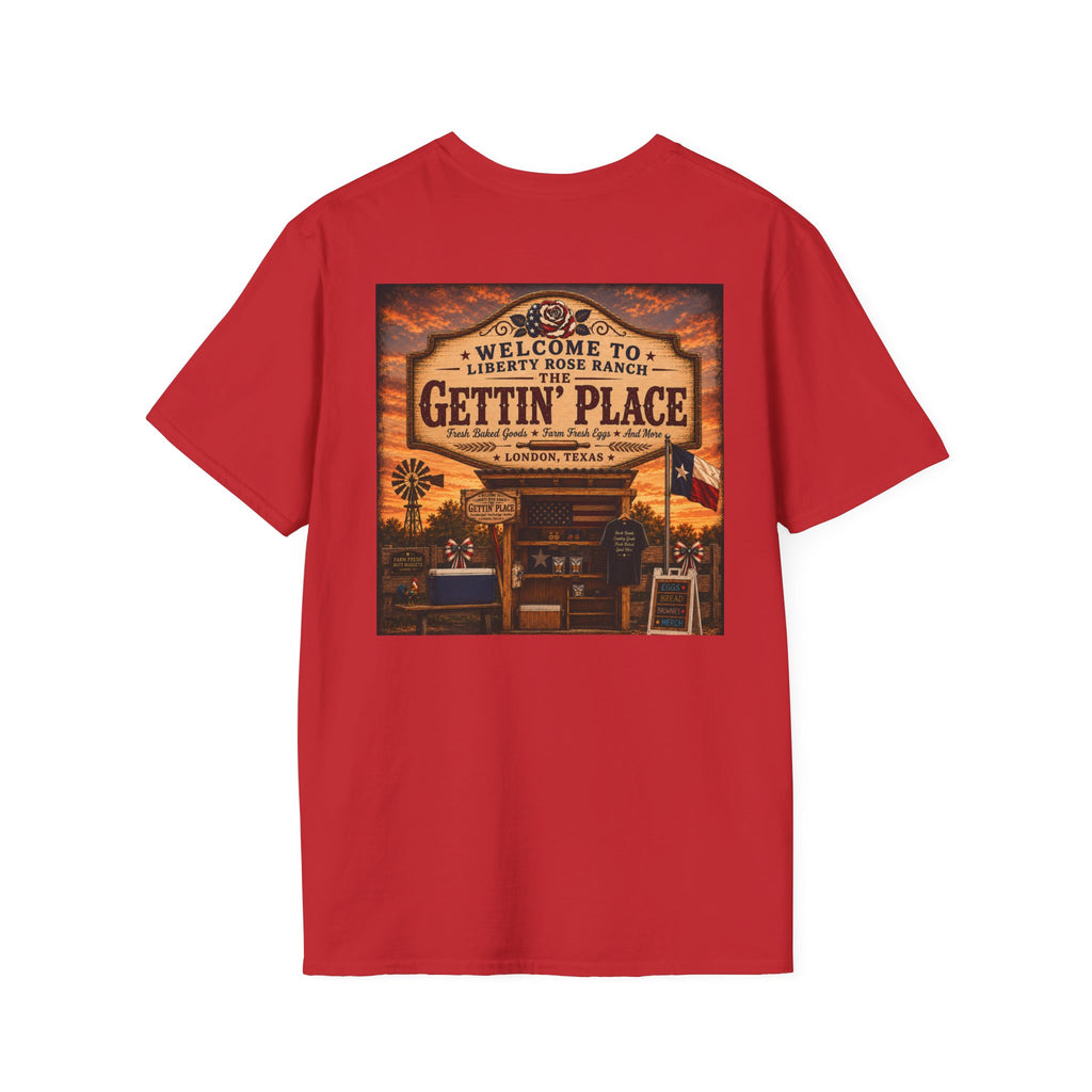Gettin' Place Ranch T-Shirt – Welcome to Liberty Rose Retro Western Tee