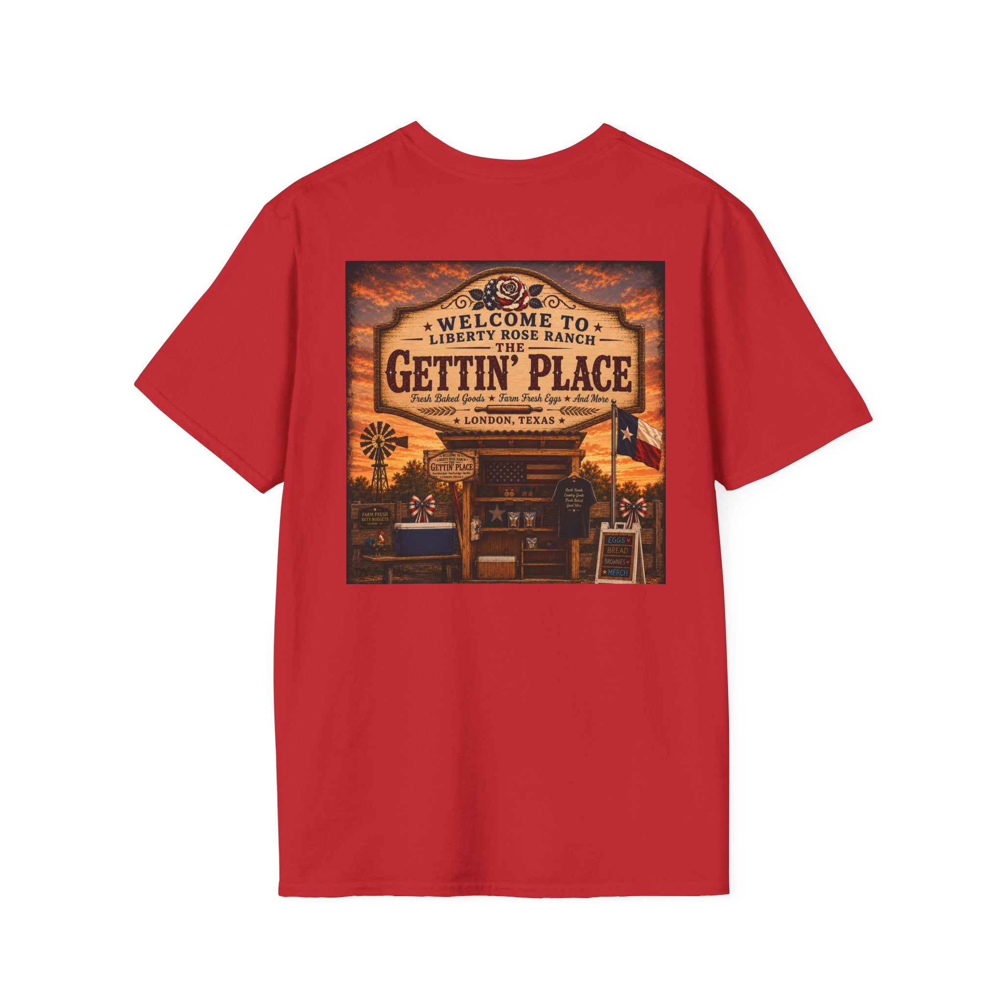 Gettin' Place Ranch T-Shirt – Welcome to Liberty Rose Retro Western Tee