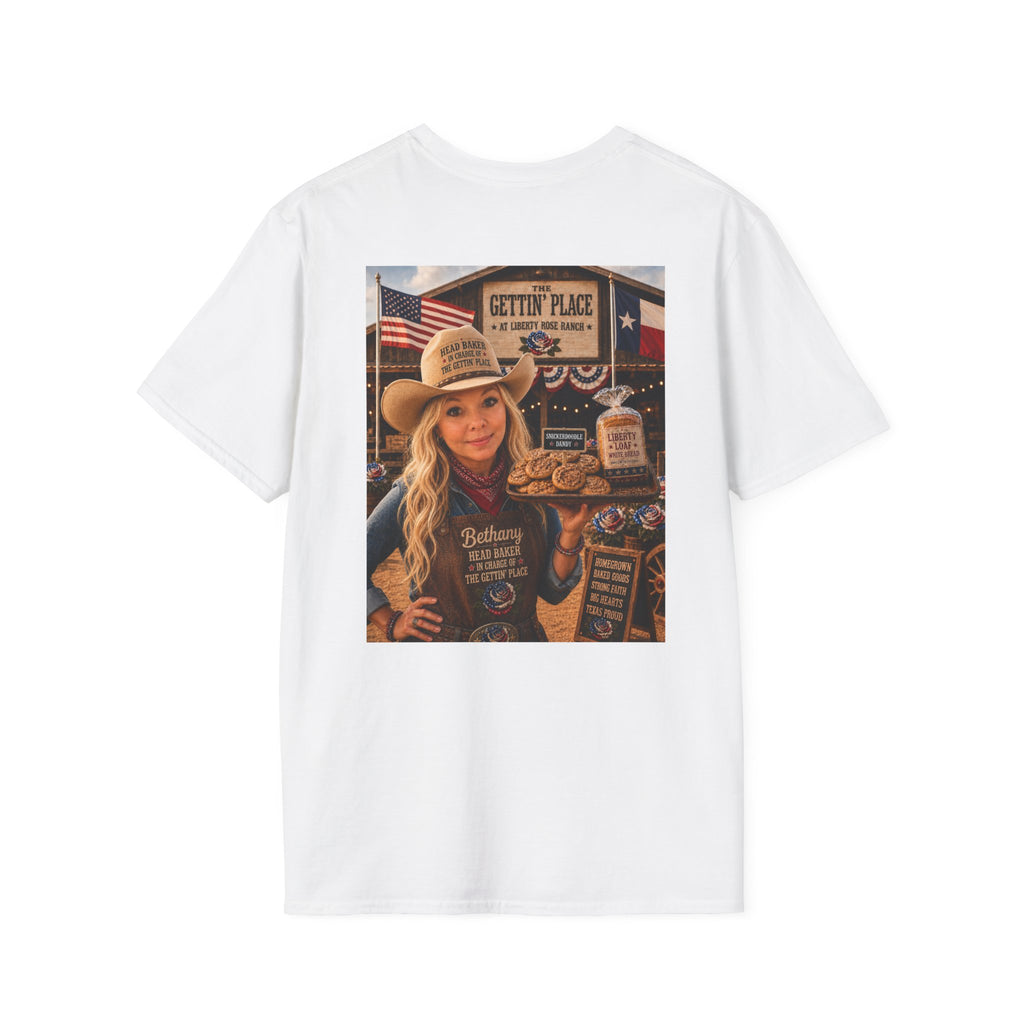 Head Baker of the Gettin’ Place Bakery Vintage Country Photo T-Shirt