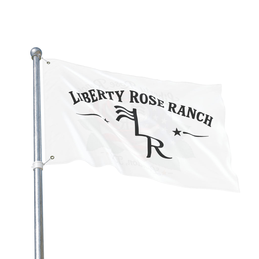 Liberty Rose Ranch Double-Sided Flag — Liberty Rose Rose Ranch Banner (London, TX)