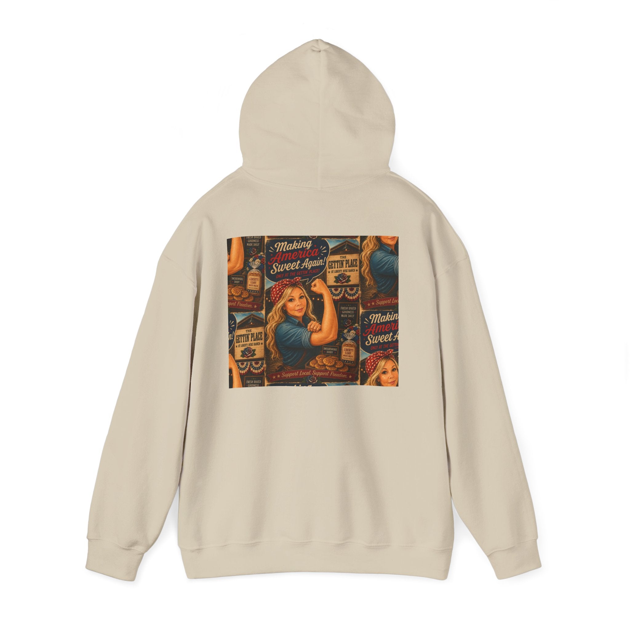 Making America Sweet Again, Rosie the Riveter Inspired Hoodie