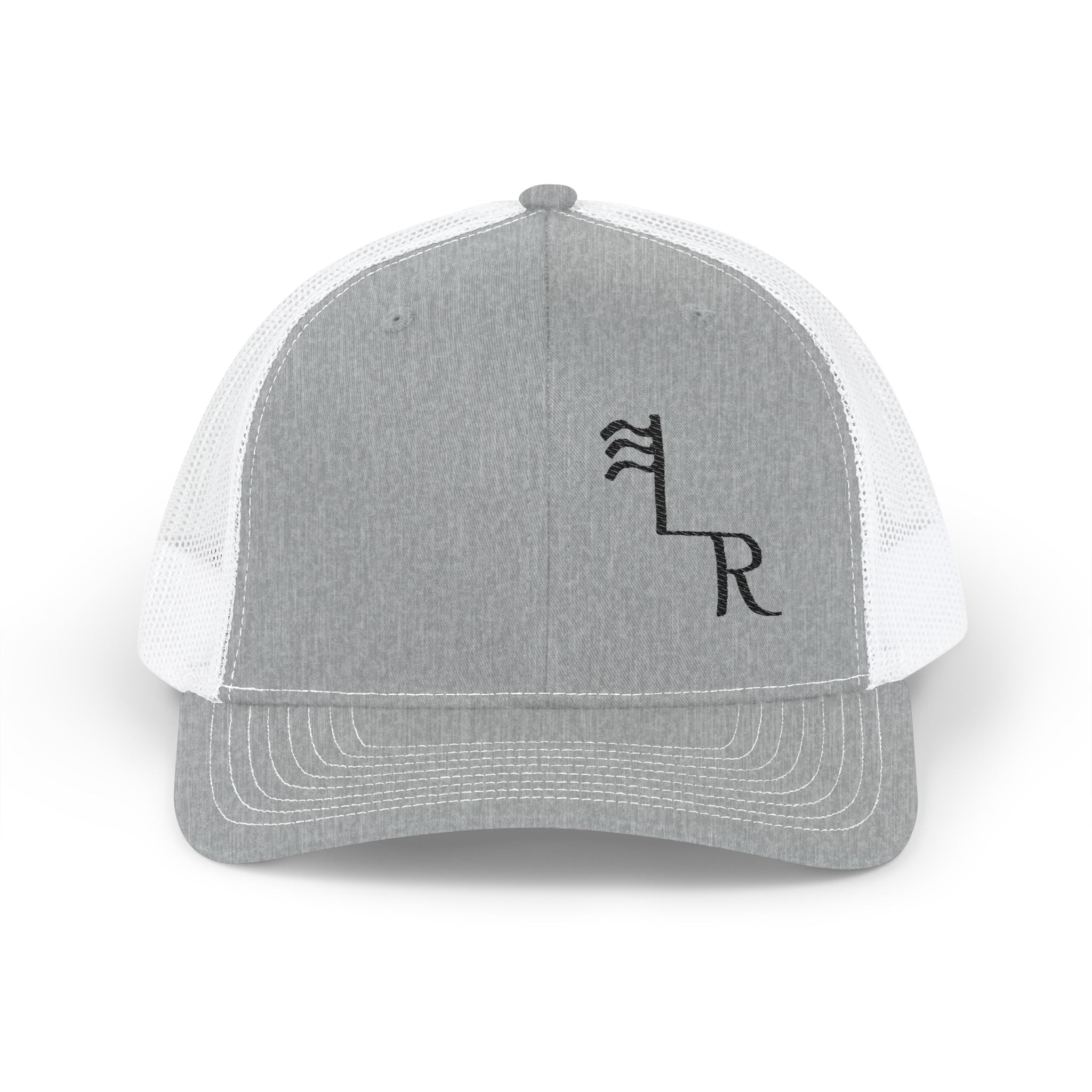 Trucker Cap — Minimalist Liberty Rose Ranch Branded Mesh Snapback Hat, Casual Everyday Baseball Cap