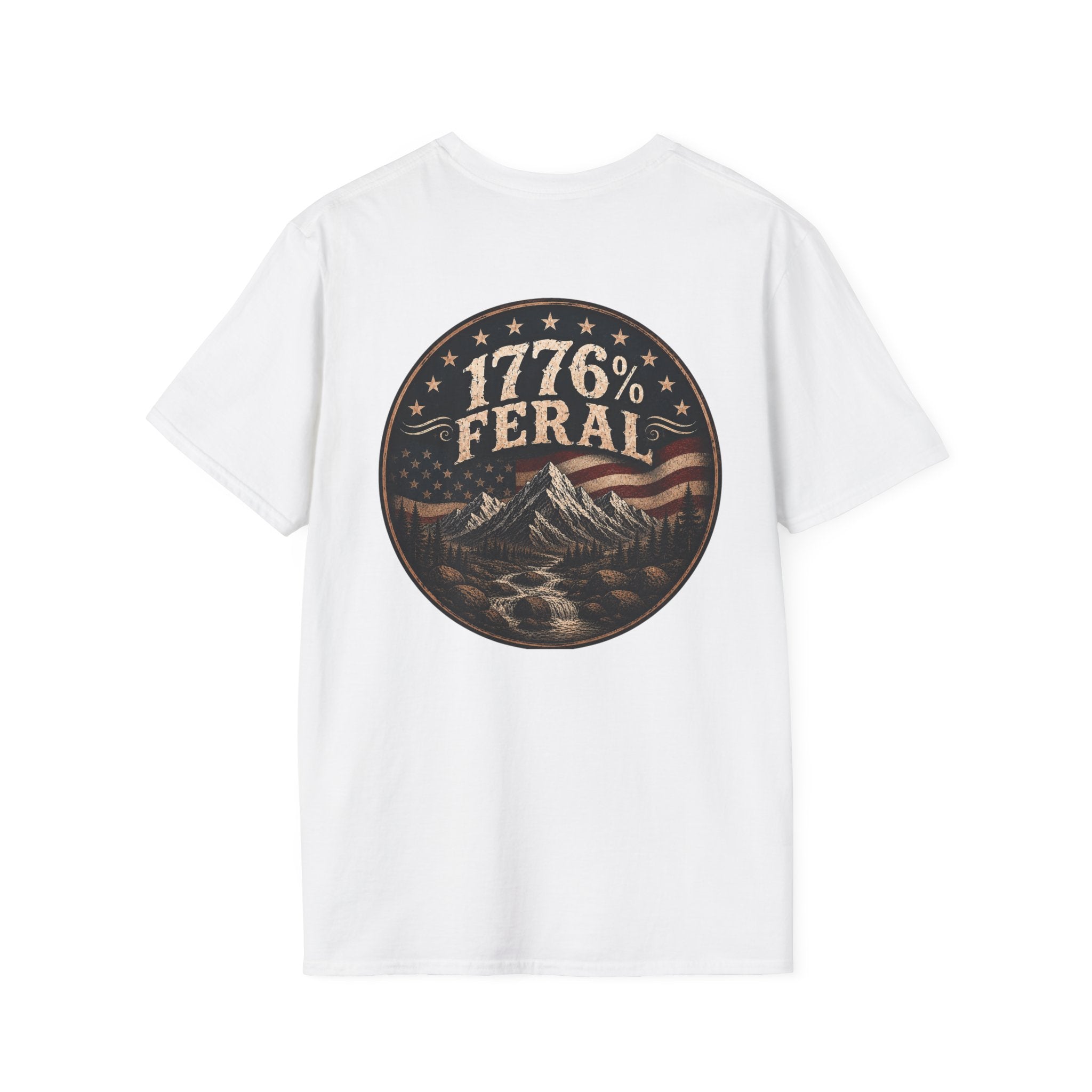 1776% Feral Collection Mountain & River T-Shirt