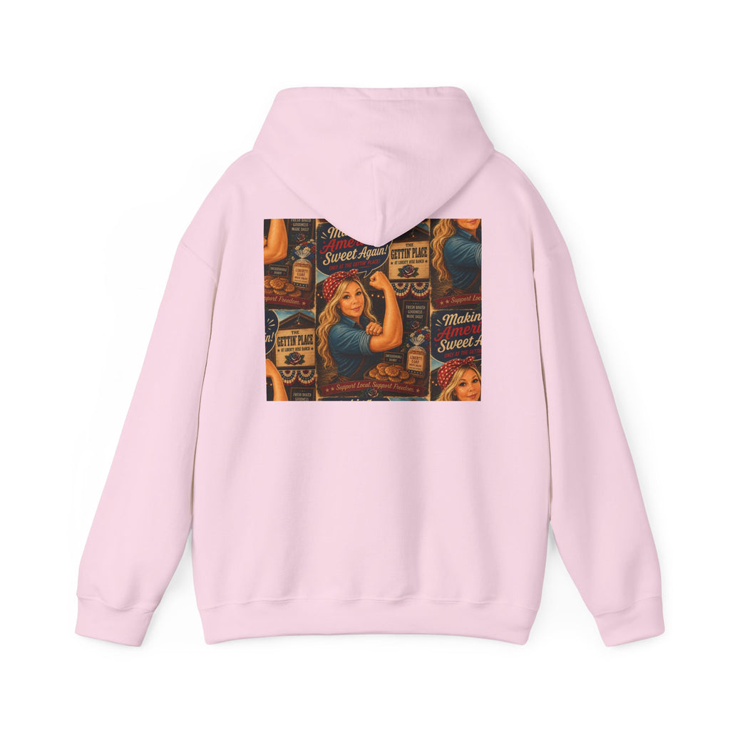 Making America Sweet Again, Rosie the Riveter Inspired Hoodie