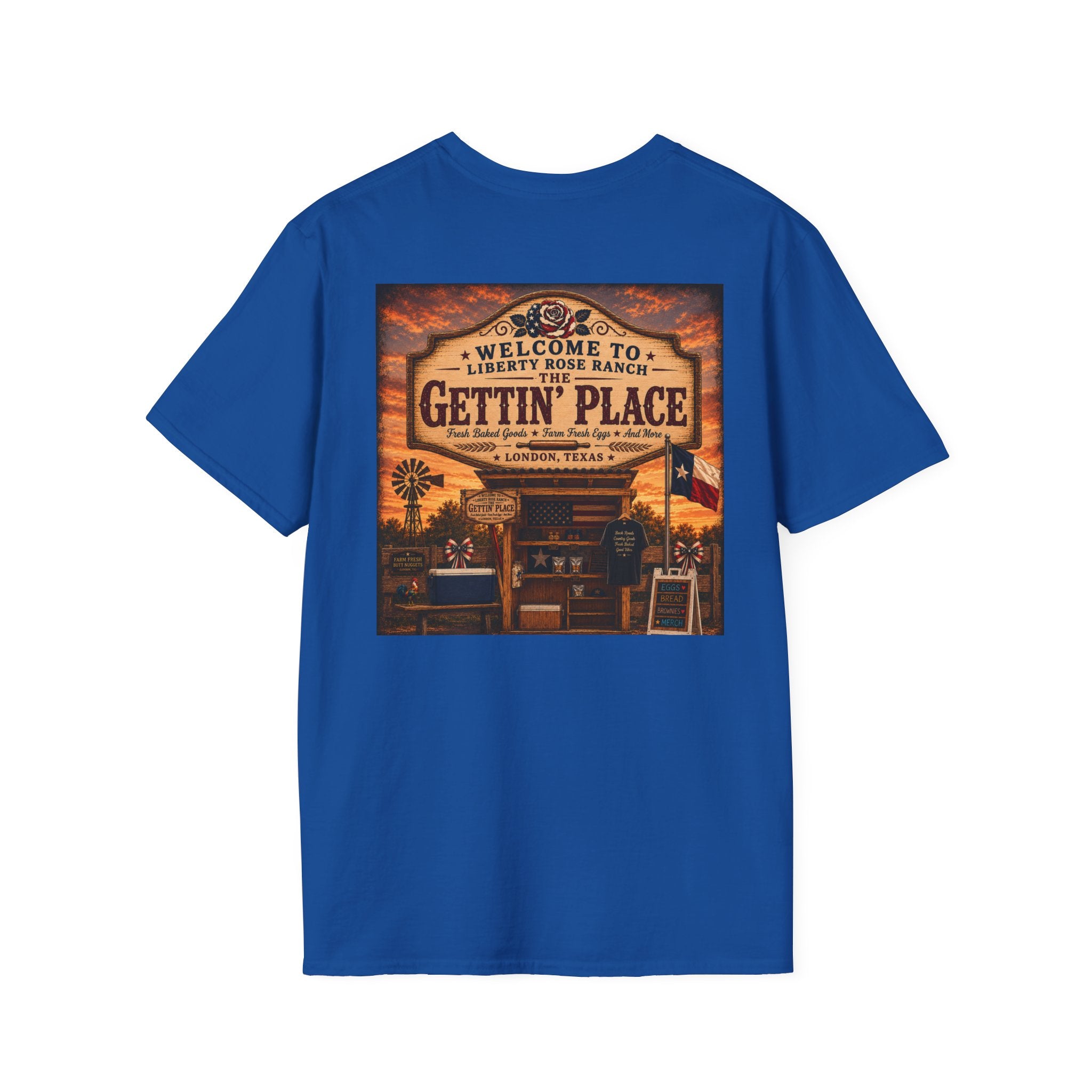 Gettin' Place Ranch T-Shirt – Welcome to Liberty Rose Retro Western Tee