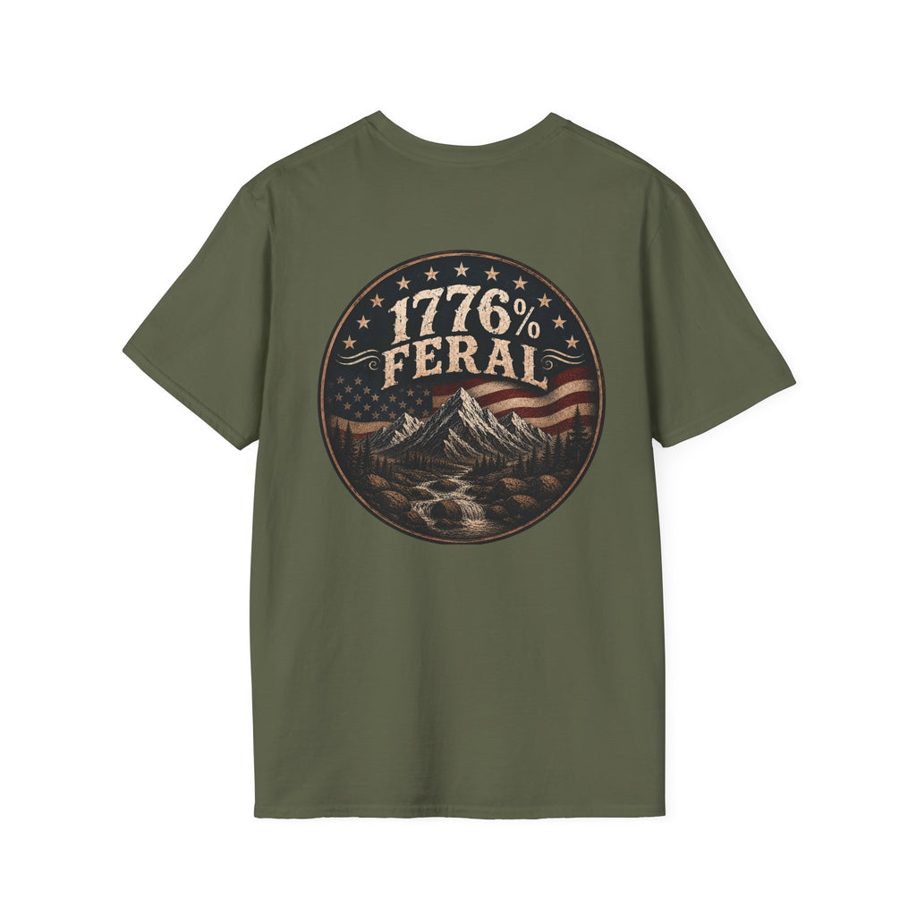 1776% Feral Collection Mountain & River T-Shirt
