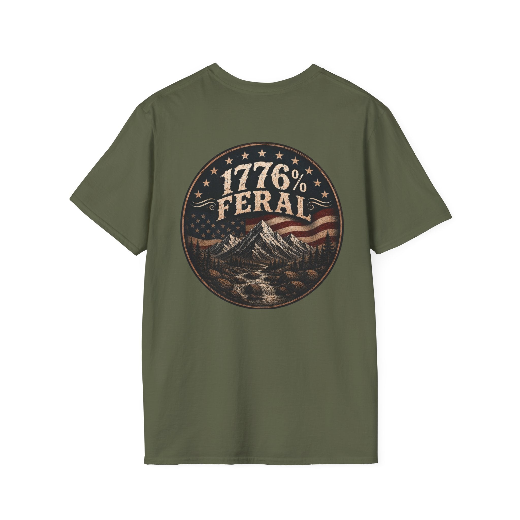 1776% Feral Collection Mountain & River T-Shirt