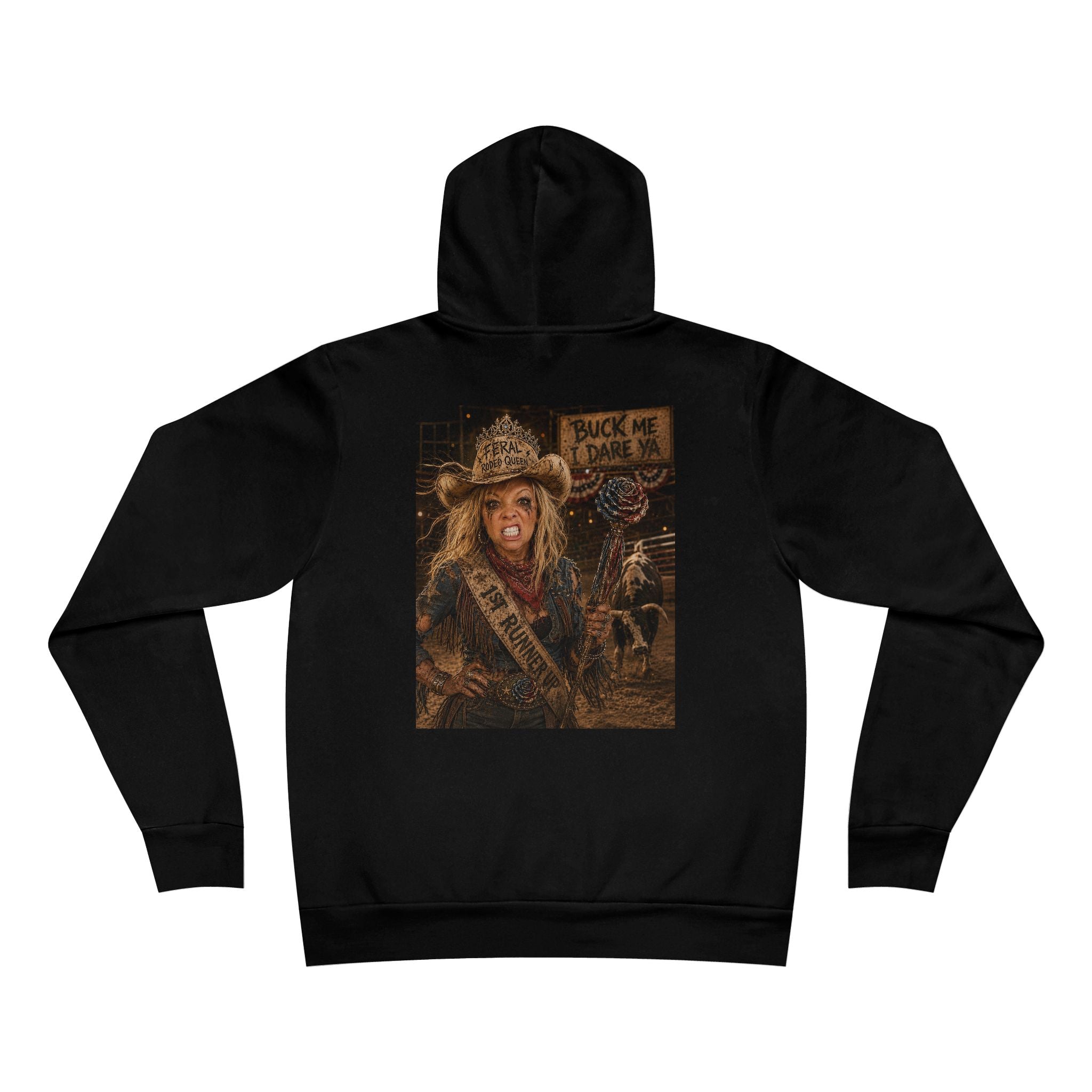 Feral Rodeo Queen Hoodie - 1st Runner Up Edition, Graphic Pullover