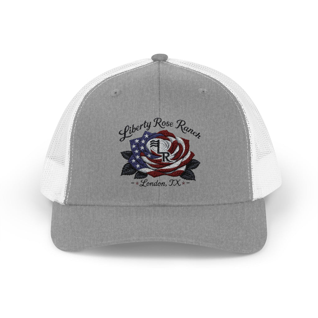 Liberty Rose- Black Leaf Edition, Trucker Cap — Liberty Rose Ranch, London TX Snapback