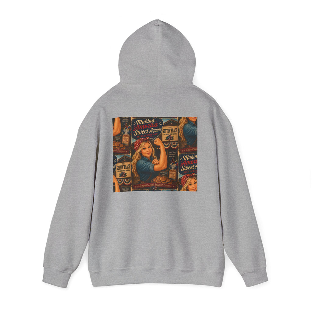 Making America Sweet Again, Rosie the Riveter Inspired Hoodie