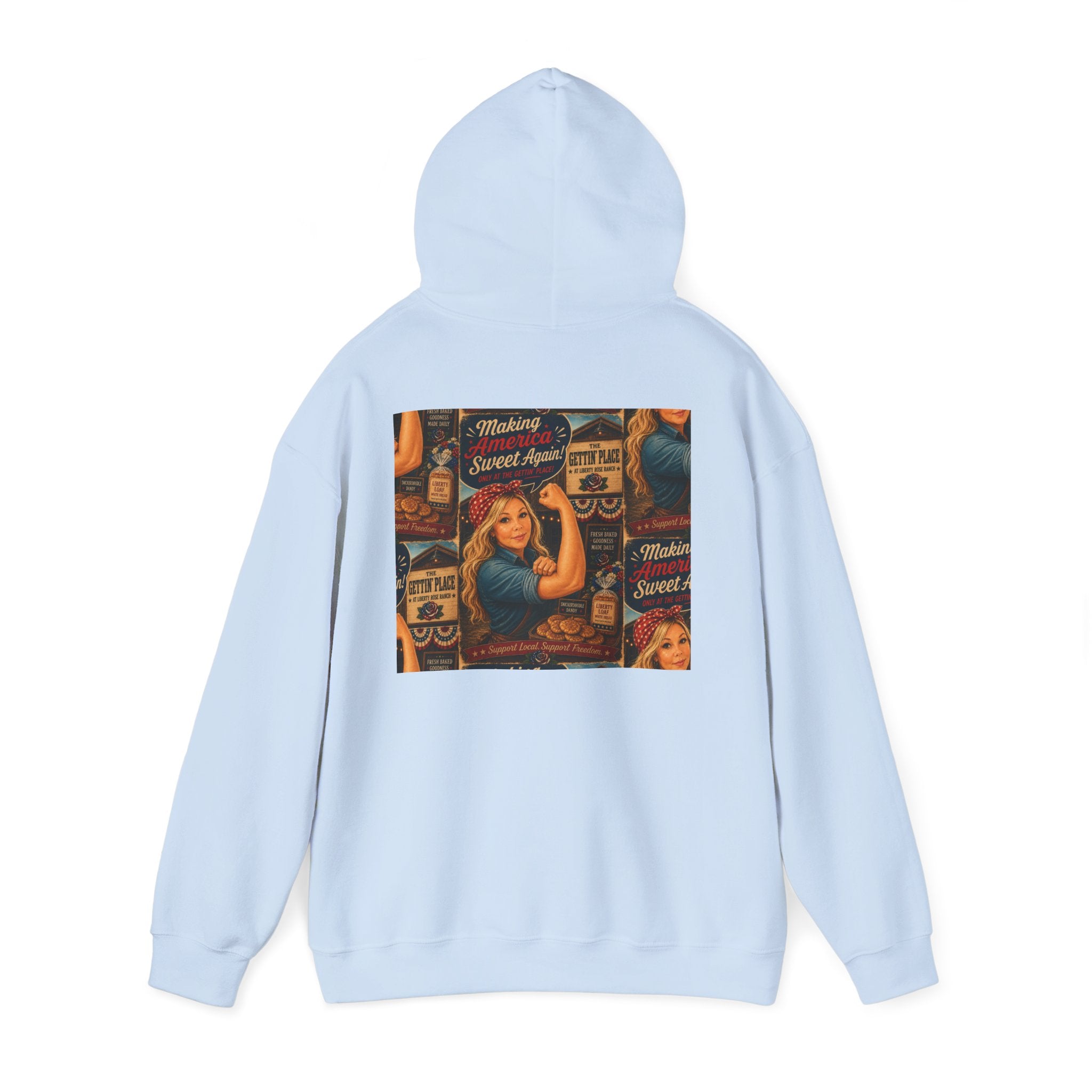 Making America Sweet Again, Rosie the Riveter Inspired Hoodie
