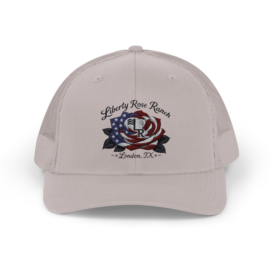 Liberty Rose- Black Leaf Edition, Trucker Cap — Liberty Rose Ranch, London TX Snapback